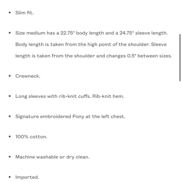 Ralph Lauren cotton crewneck size large - Picture 10 of 12